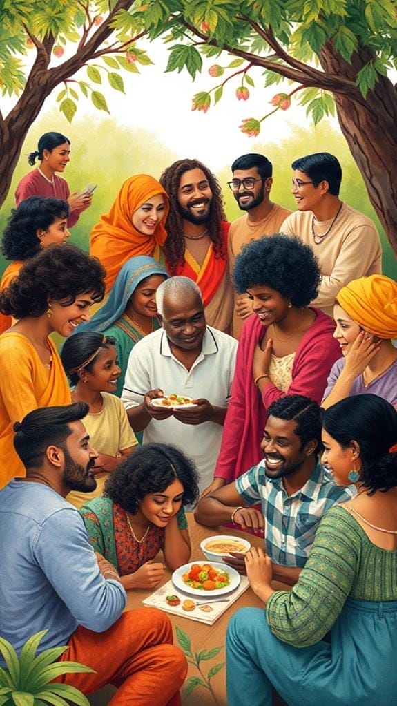 connections between individuals interactions