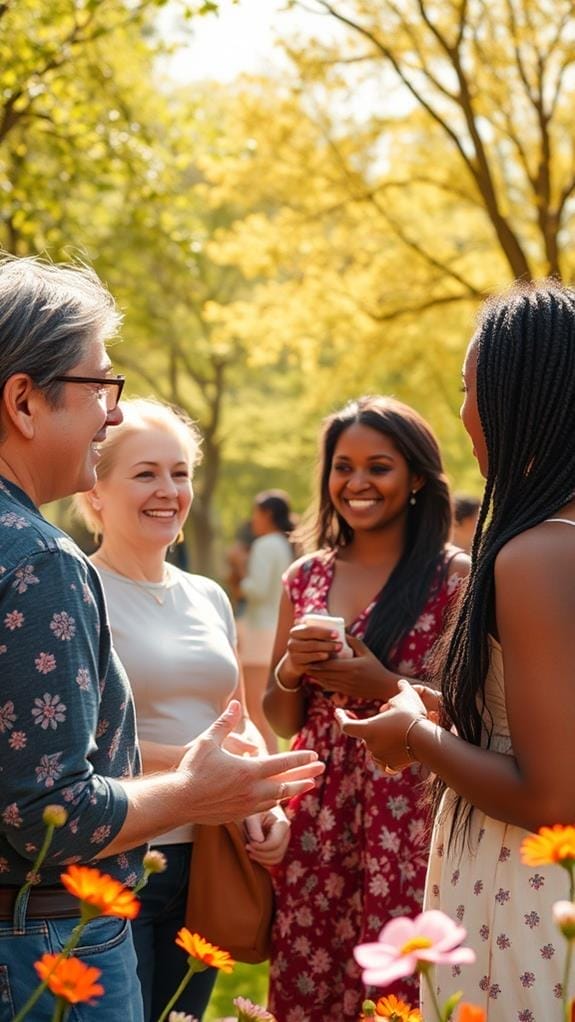 connections between individuals interactions