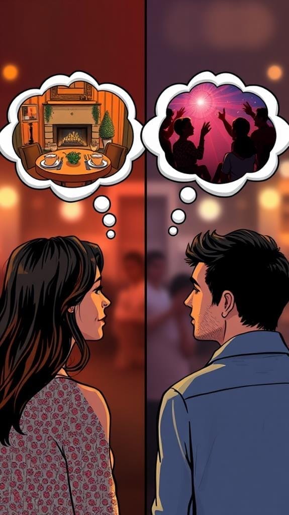 divergent anticipations and outcomes