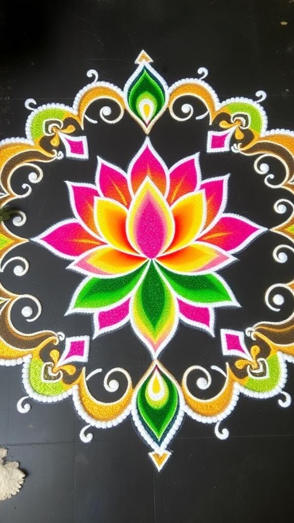 कमल के फूल डिजाइन थीम