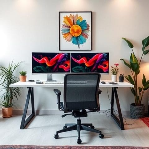 proficient home office setup