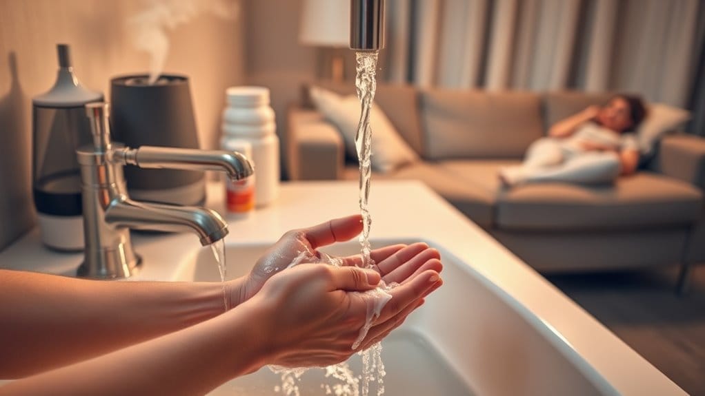 होम लक्षण प्रबंधन रणनीतियाँ