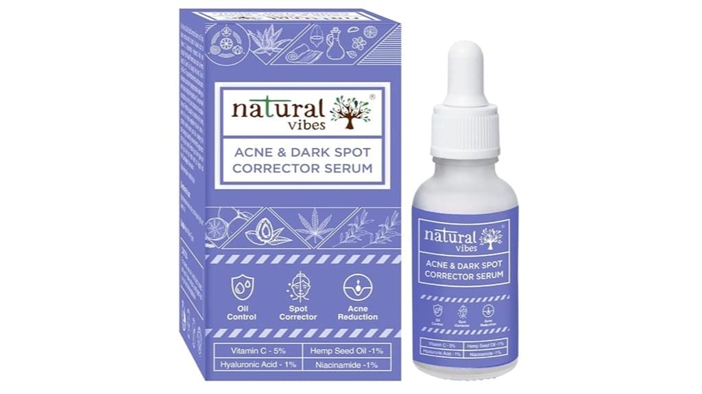 acne and dark spot serum