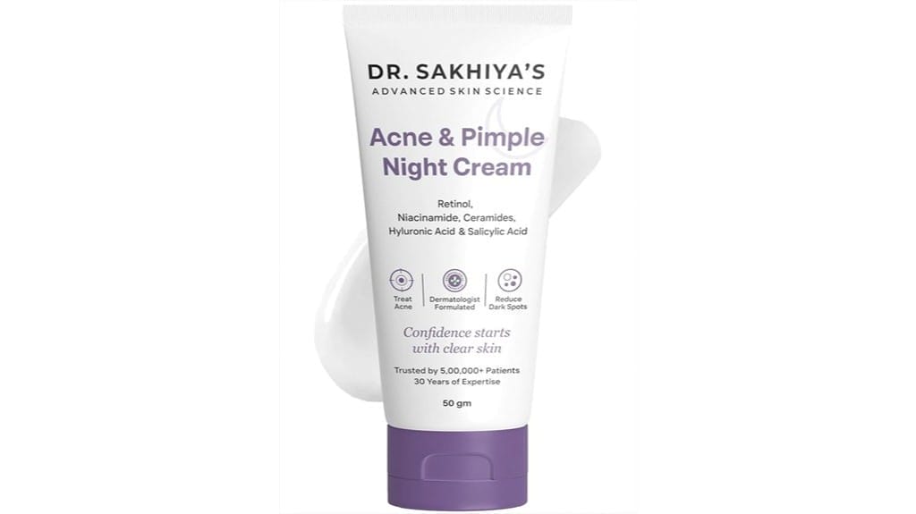 10 Best Dermatologist-Recommended Skincare Routine Products for Flawless Skin| Nari Nirvana acne treatment night cream