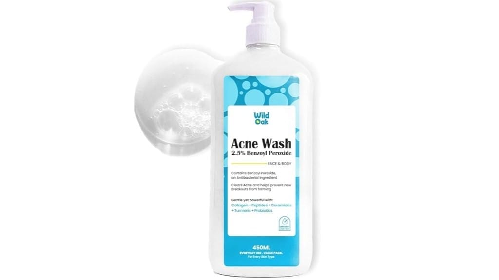 benzoyl peroxide acne wash