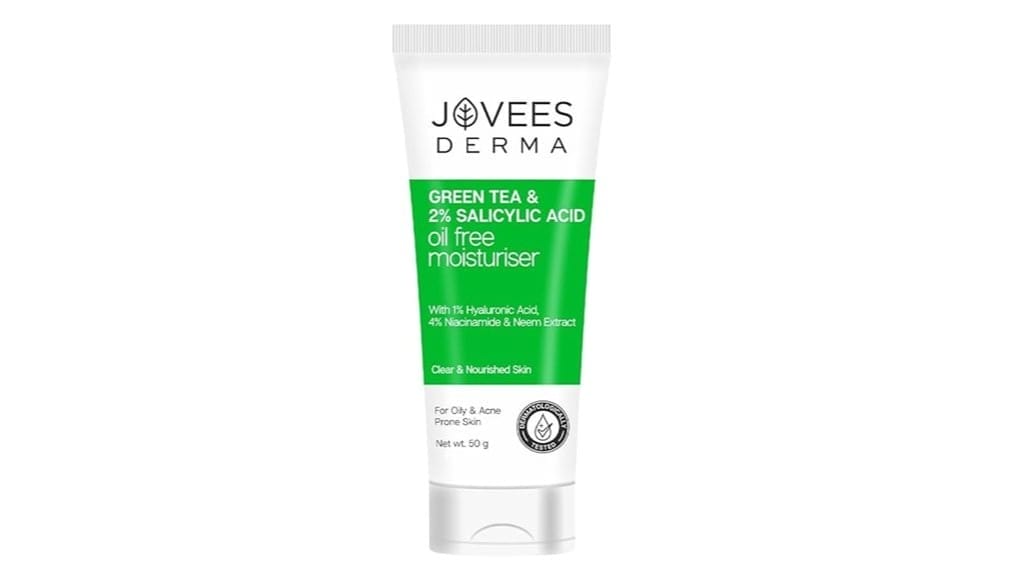green tea moisturizer oily skin