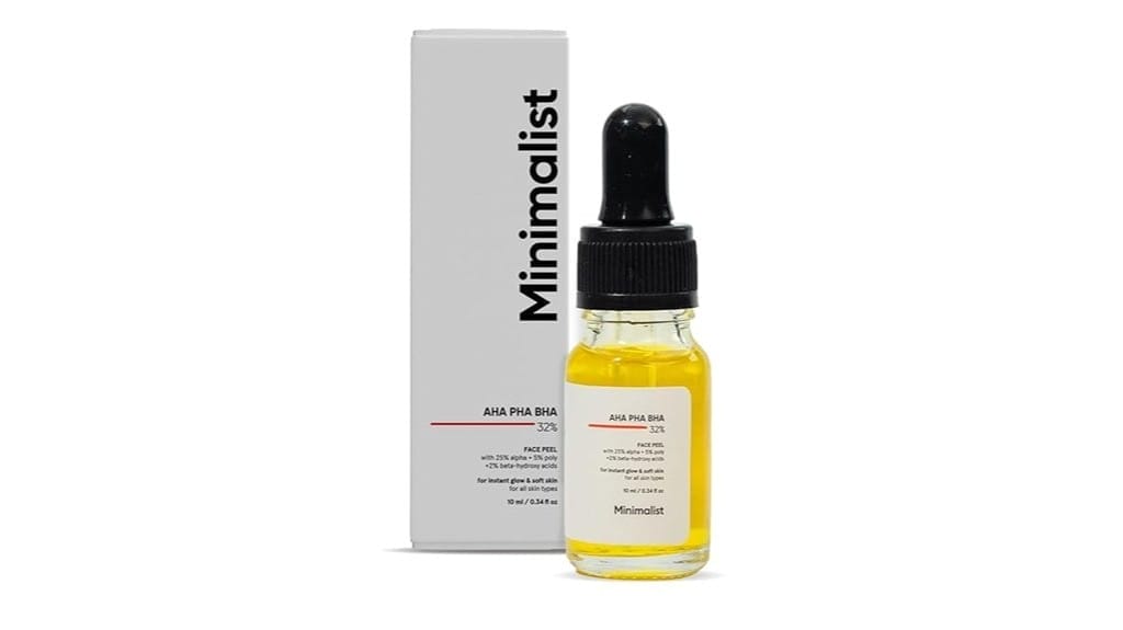 minimalist exfoliating peeling serum