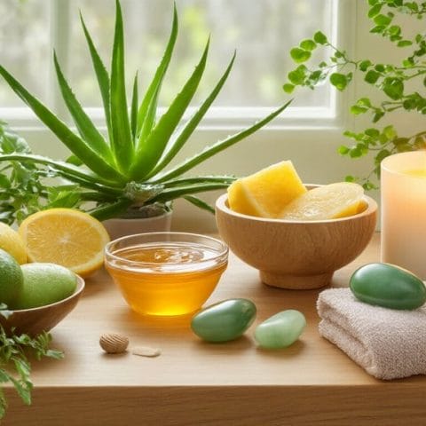 naturally glowing skin tips