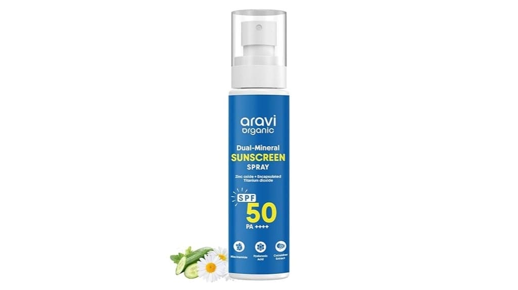 10 Best Mineral Sunscreens With SPF 50 for Sensitive Skin: Zinc Oxide Formulas You’Ll Love| Nari Nirvana organic spf 50 spray