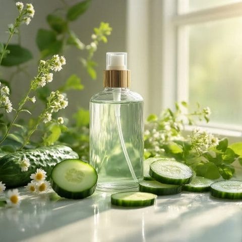 radiant skin with toner