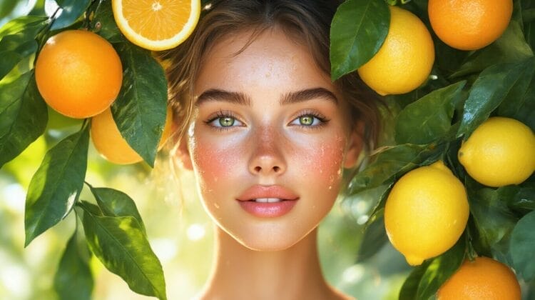 radiant skin with vitamin c