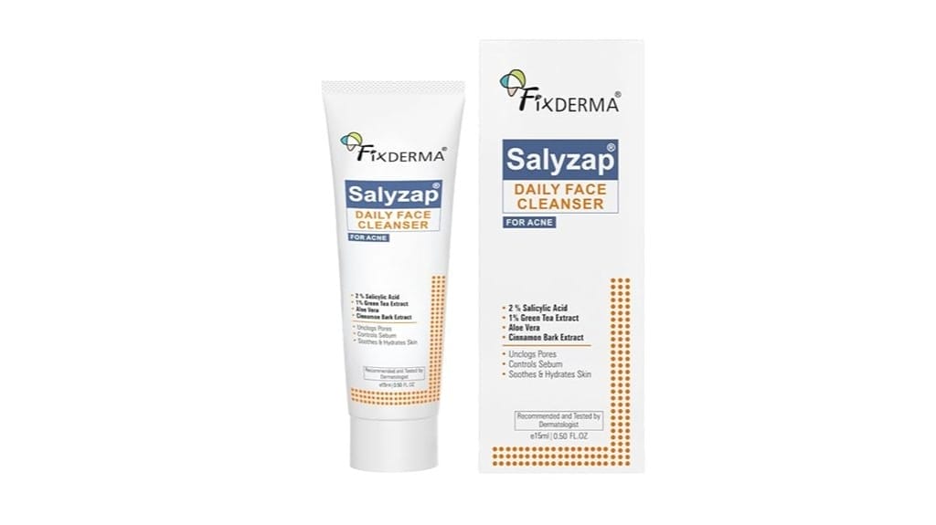 salyzap cleanser for acne