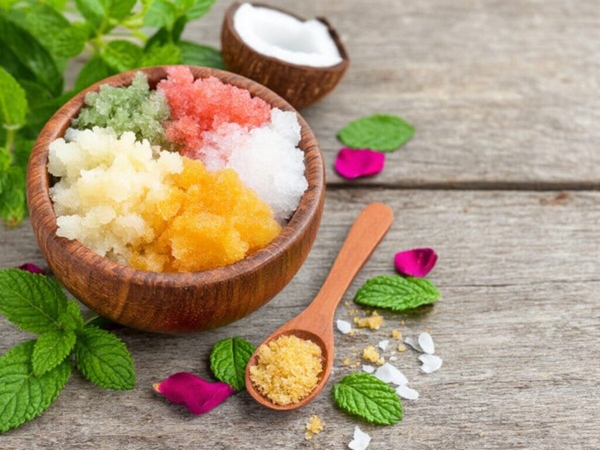 natural soft lip scrubs