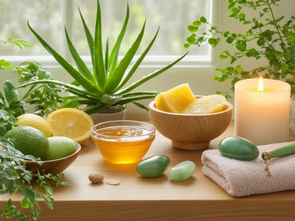 naturally glowing skin tips