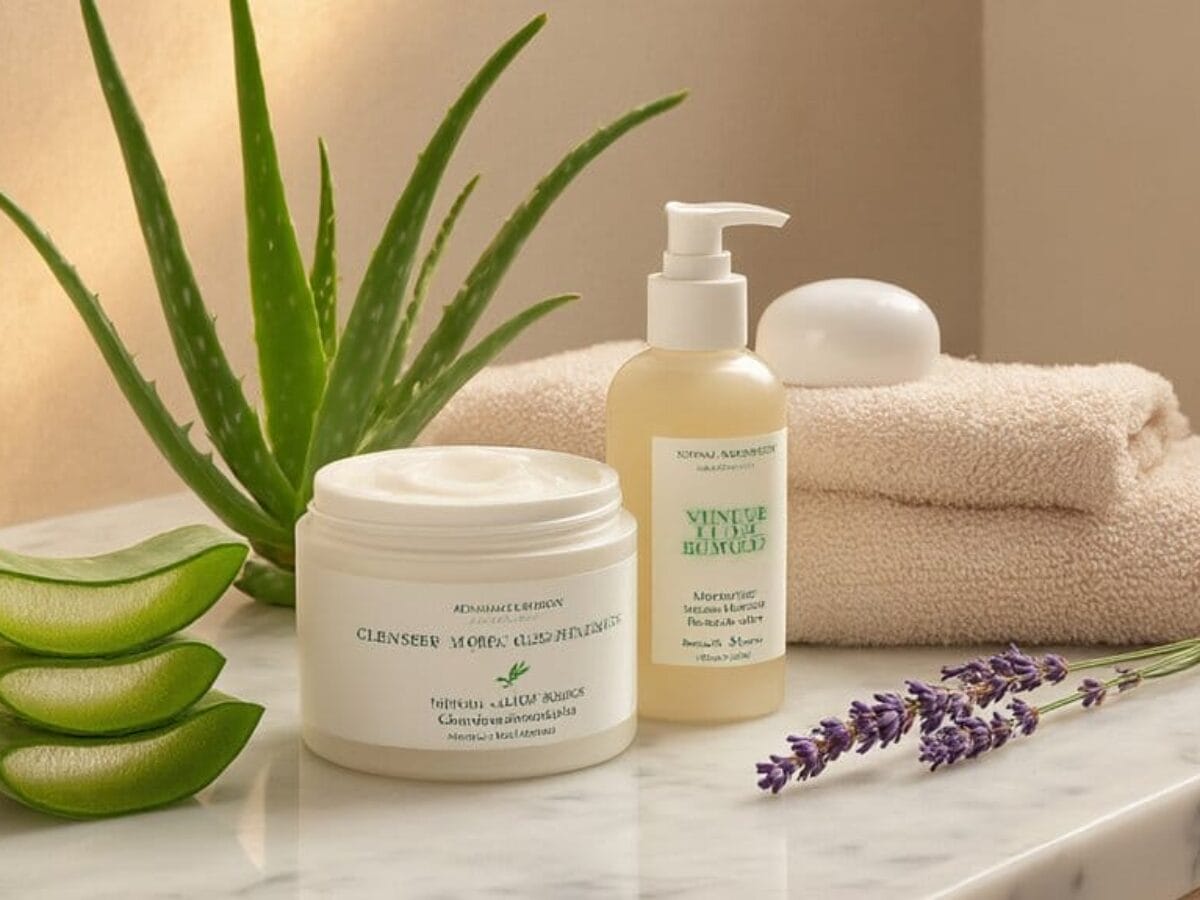 radiant healthy skin routine