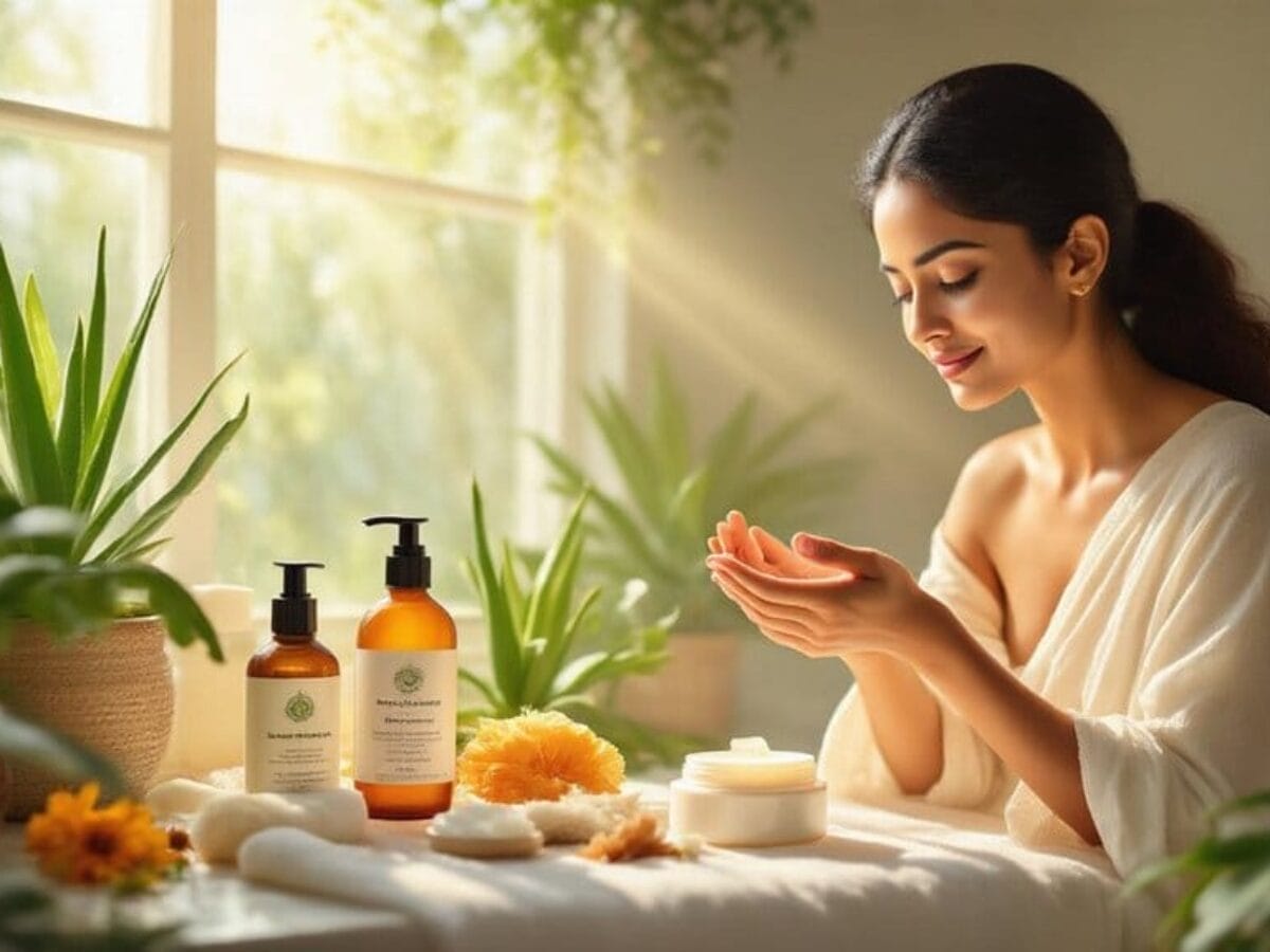 radiant indian skin routine