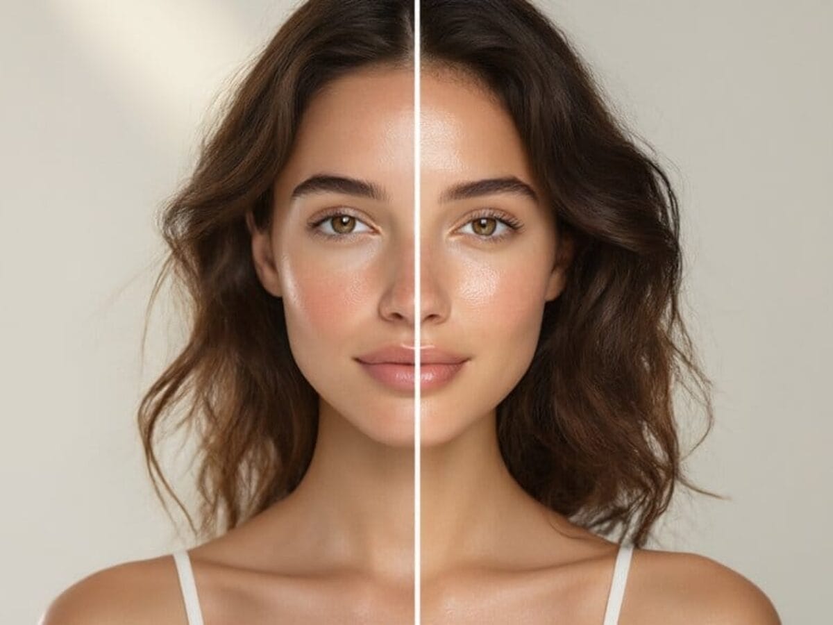 skin transformation with vitamin c